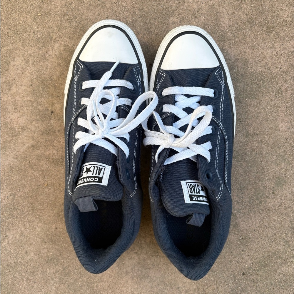 Converse Women Low Top Sneakers in Navy